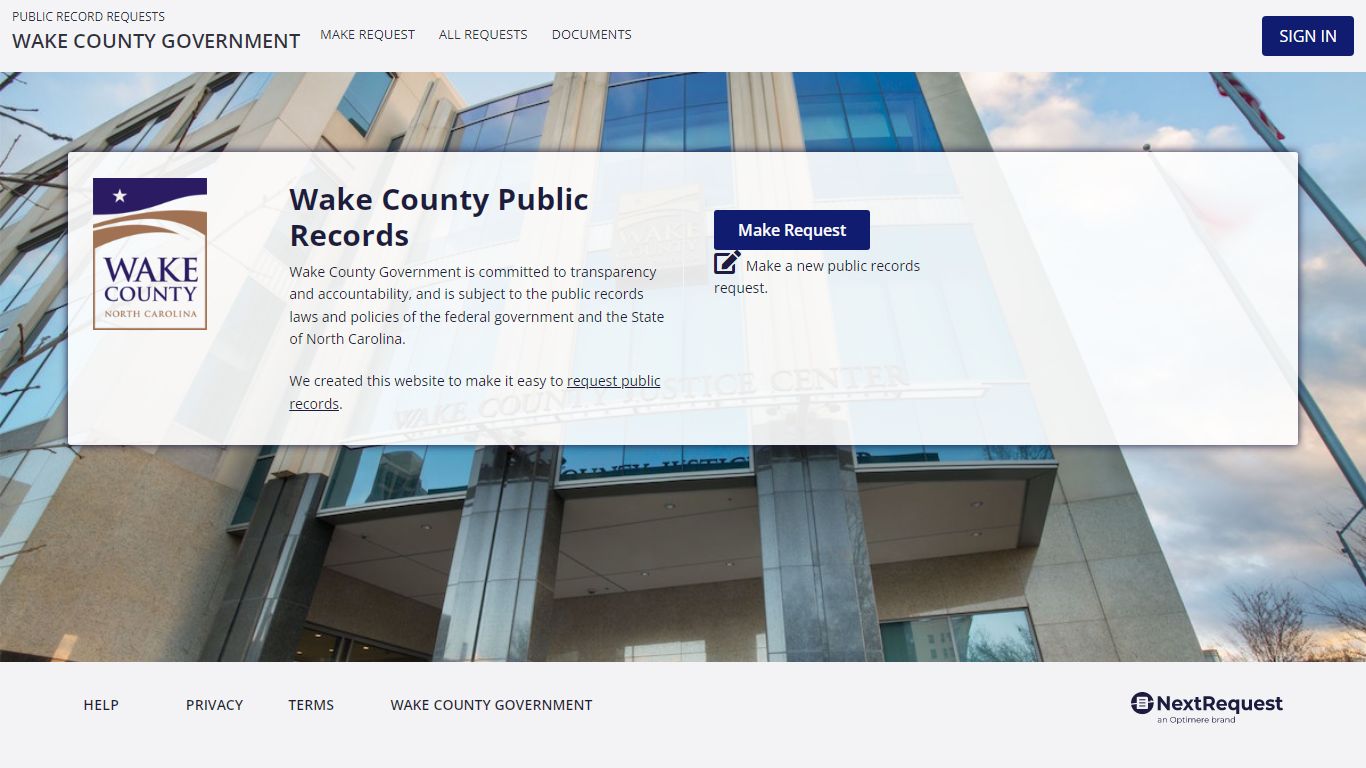Wake County Public Records